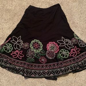 A line skirt floral
